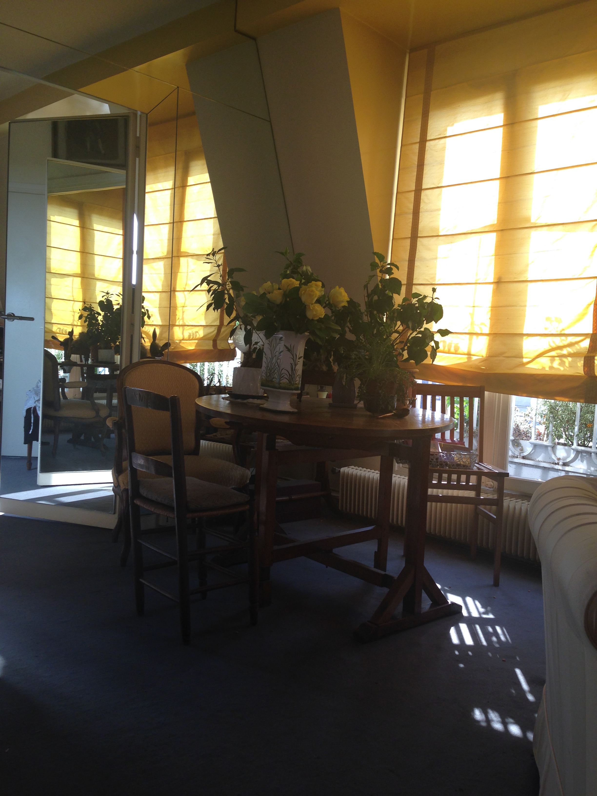 Paris. Daniele’s Apartment view of little table in salon. | Atypical 60